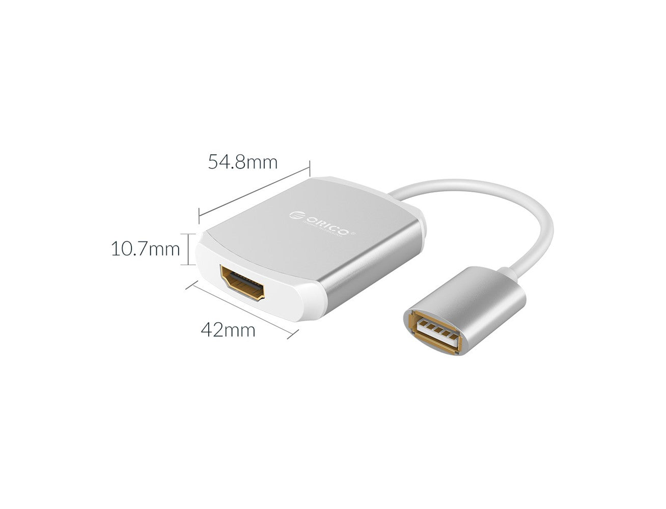 ORICO iPhone & iPad HDMI Adapter - Silver