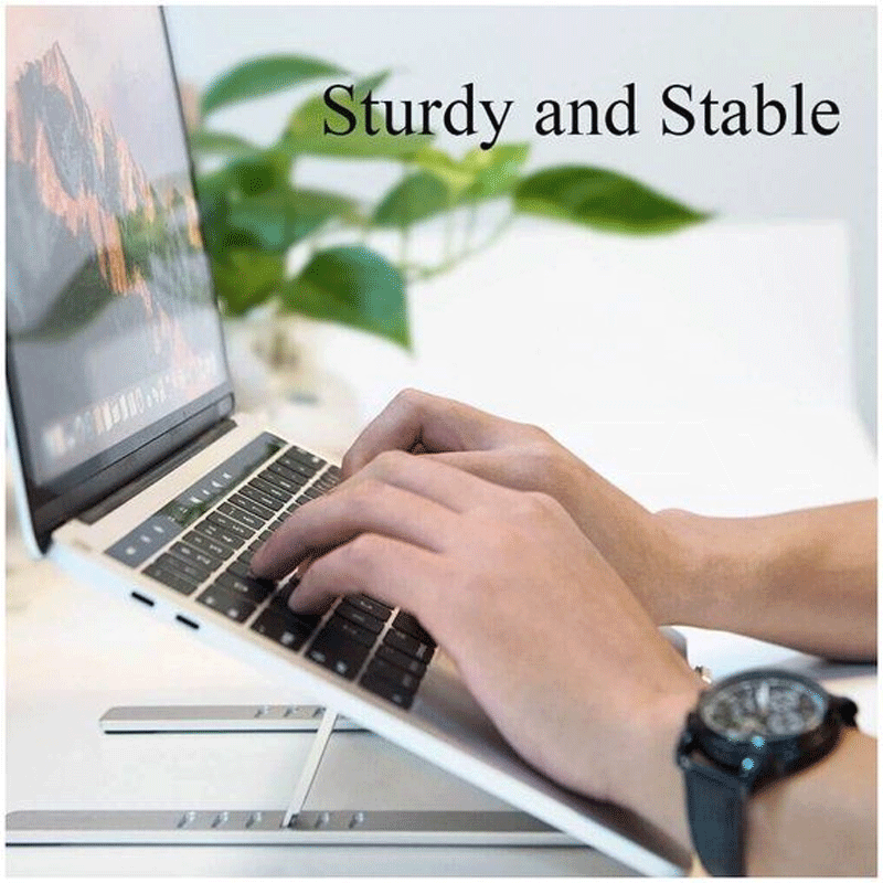 WIWU S400 Aluminum Laptop Stand - Silver