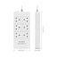 ORICO 6 Ac Outlet Surge Protector With 5 USB Charging Port - White