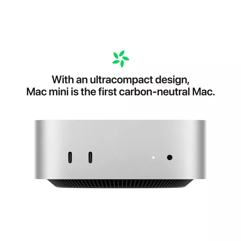 Apple Mac Mini - M4 / 10-Core CPU / 10-Core GPU / 24GB RAM / 512GB SSD / 1YW