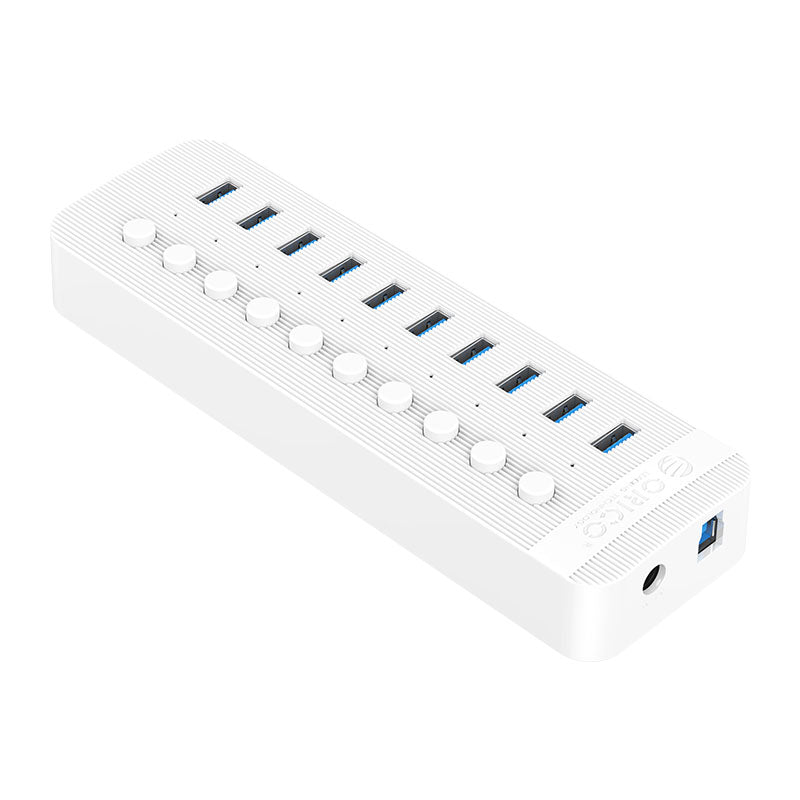 ORICO Multi-Port Hub With Individual Switches - White