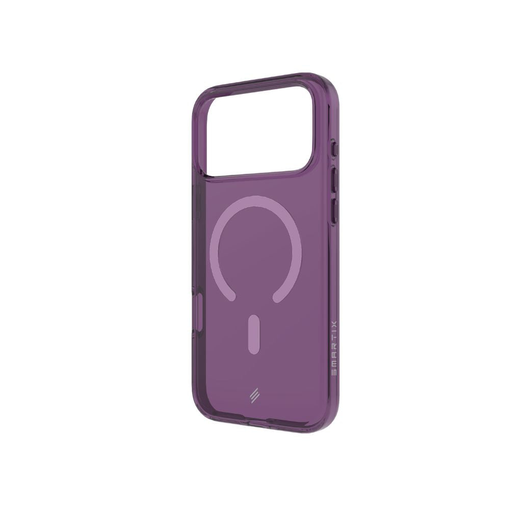 Smartix Ultraguard Magnetic Transparent Dark Cherry Case For Apple iPhone 18 Pro Max