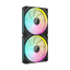 CORSAIR iCUE LINK LX140 RGB PWM Fans Starter Kit - 140mm / Black