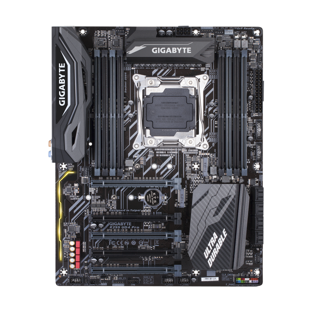 GIGABYTE X299 UD4 PRO ATX Motherboard - DDR4 / USB / RGB Fusion- Black