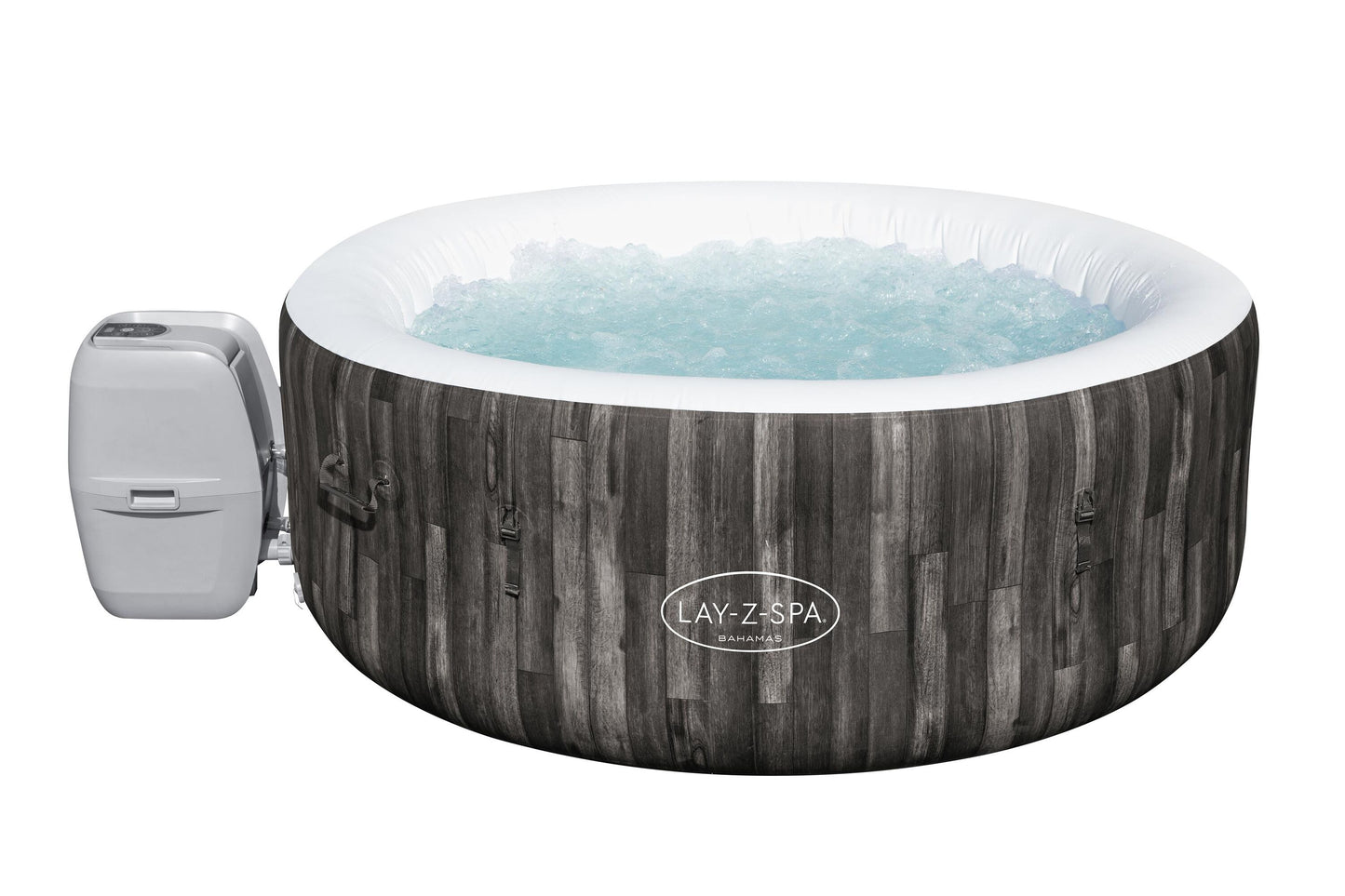 Bestway 1.80m x 66cm bahamas airjet (contents:one durable liner, one heater(220-240v), one filter, chemconnect, one inflatable cover, airjet system)
