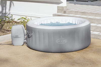 Bestway 1.70m x 66cm st.lucia airjet 3 grey (one durable liner, one heater(220-240v), one filter, chemconnect, one inflatable cover, airjet system)