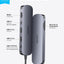 Anker 7-in-1 USB-C Hub - Up to 85W / 5Gbps / Gray