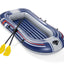Bestway 2.28m x 1.21m treck x1 set (contents:1 boat,1 pair of oars,1 foot pump,repair patch)