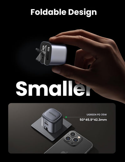 يوجرين منفذ  شاحن  35W / يو اس بي/ يو اس بي