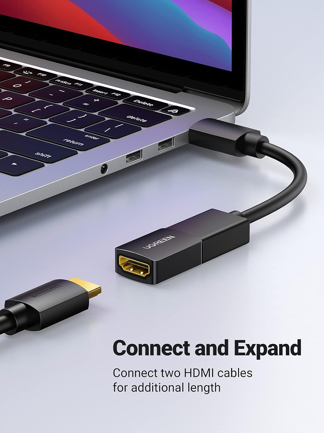 يوجرين إتش دي إم أي  إلى  محول  أسود