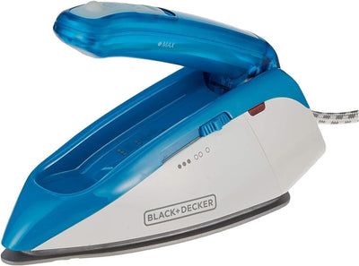 Black+Decker Dual Voltage Travel Steam Iron - 1085W / Blue