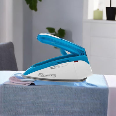Black+Decker Dual Voltage Travel Steam Iron - 1085W / Blue