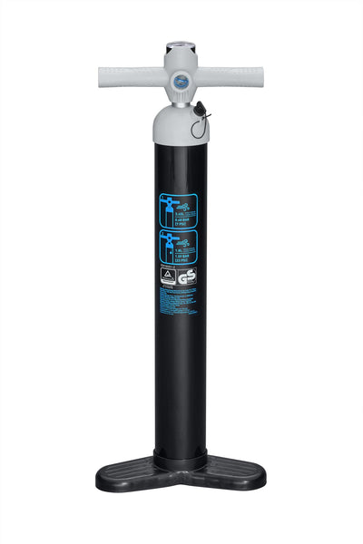 Bestway air hammer sport high pressure manual air pump (hand pump, flexible hose(1.2m), 5 sizes of safety valve adaptors,)