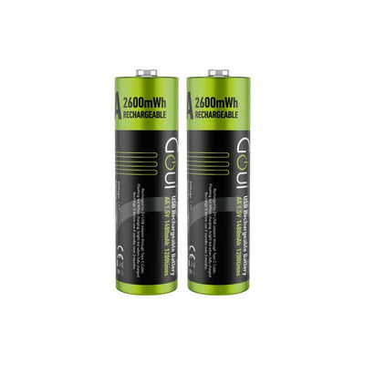 Goui Rechargeable AA Battery - 1300mAh / 2600mWh / 1.5V / USB-C