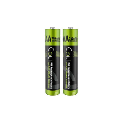 GOUI Rechargeable AAA Battery - 400mAh / 750mWh / 1.5V / USB-C
