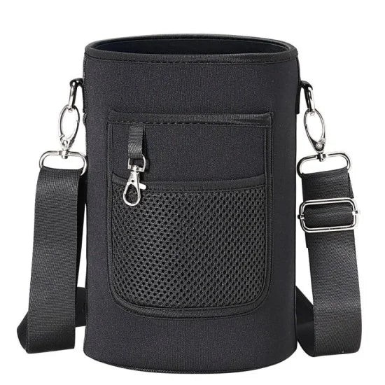 Buzio Water Bottle Holder Carrying Pouch for 2.5L - Black