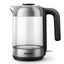 Philips Glass Electric Kettle, 1.7L, 2200W, HD9339/81 - Silver/Black