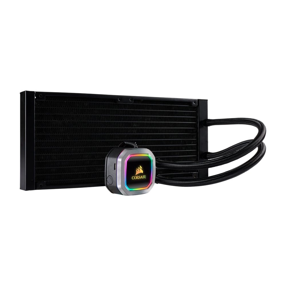 CORSAIR Hydro Series H115i RGB PLATINUM Liquid CPU Cooler - 280mm / Black