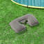 Bestway 37Cm X 24Cm X 10Cm Flocked Air Neck Rest (Contents:Pillow, 2 Assorted Colors)