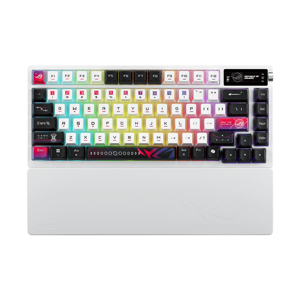 ASUS ROG AZOTH X Gaming Keyboard - White