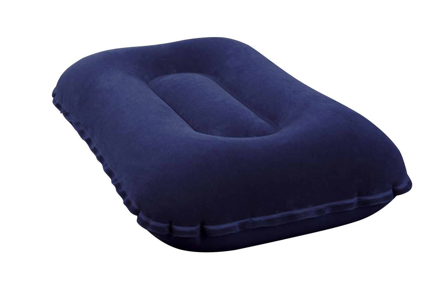 Bestway 42cm x 26cm x 10cm flocked air camp pillow (contents:pillow, repair patch, 2 assorted colors)