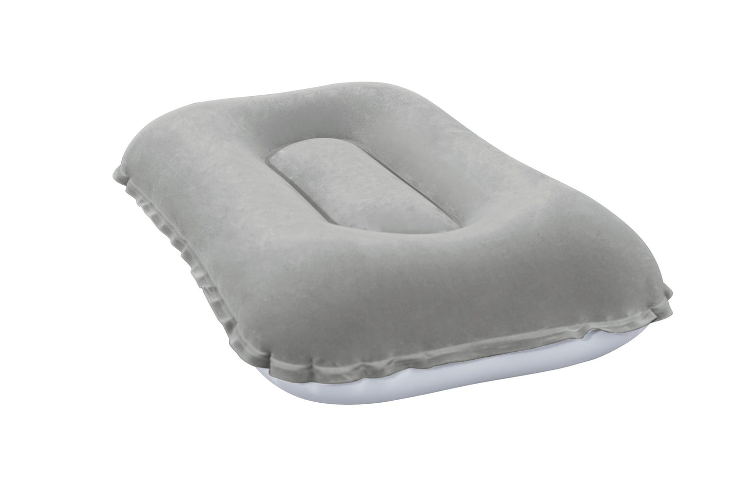 Bestway 42cm x 26cm x 10cm flocked air camp pillow (contents:pillow, repair patch, 2 assorted colors)