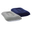 Bestway 42cm x 26cm x 10cm flocked air camp pillow (contents:pillow, repair patch, 2 assorted colors)
