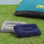 Bestway 42cm x 26cm x 10cm flocked air camp pillow (contents:pillow, repair patch, 2 assorted colors)