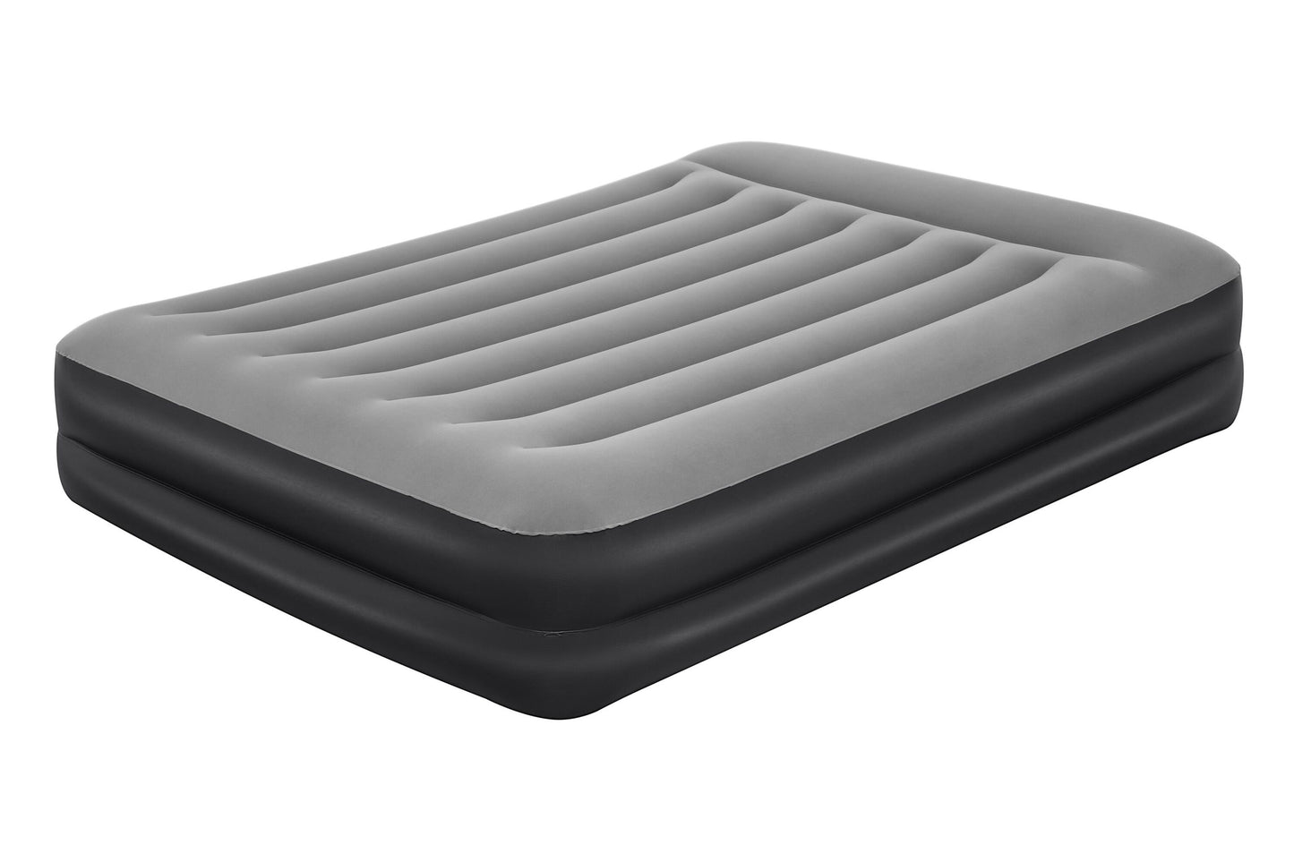 Bestway 2.03m x 1.52m x 46cm tritech air mattress queen built-in ac pump (contents:air mattress, travel bag, repair patch, with built-in pump(220v~240v))