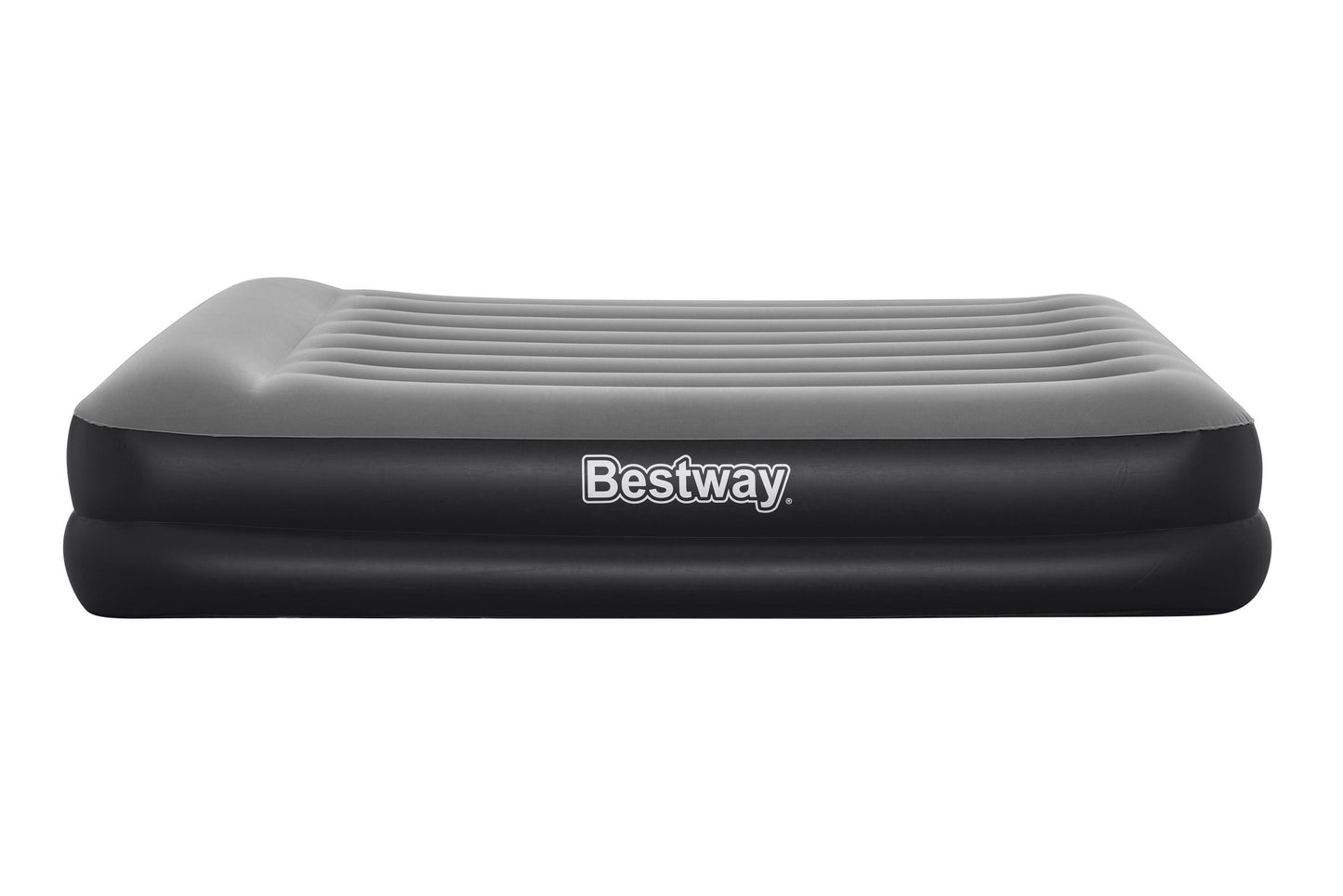Bestway 2.03m x 1.52m x 46cm tritech air mattress queen built-in ac pump (contents:air mattress, travel bag, repair patch, with built-in pump(220v~240v))