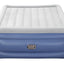 Bestway 2.03m x 1.52m x 56cm tritech air mattress queen built-in ac pump (contents:air mattress, storage bag, repair patch, with built-in pump(220v-240v))