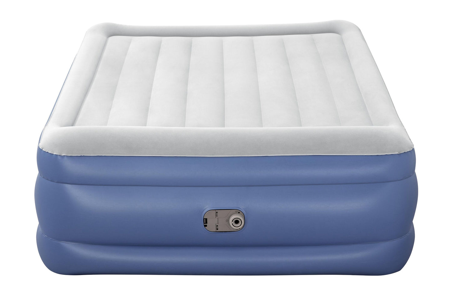 Bestway 2.03m x 1.52m x 56cm tritech air mattress queen built-in ac pump (contents:air mattress, storage bag, repair patch, with built-in pump(220v-240v))
