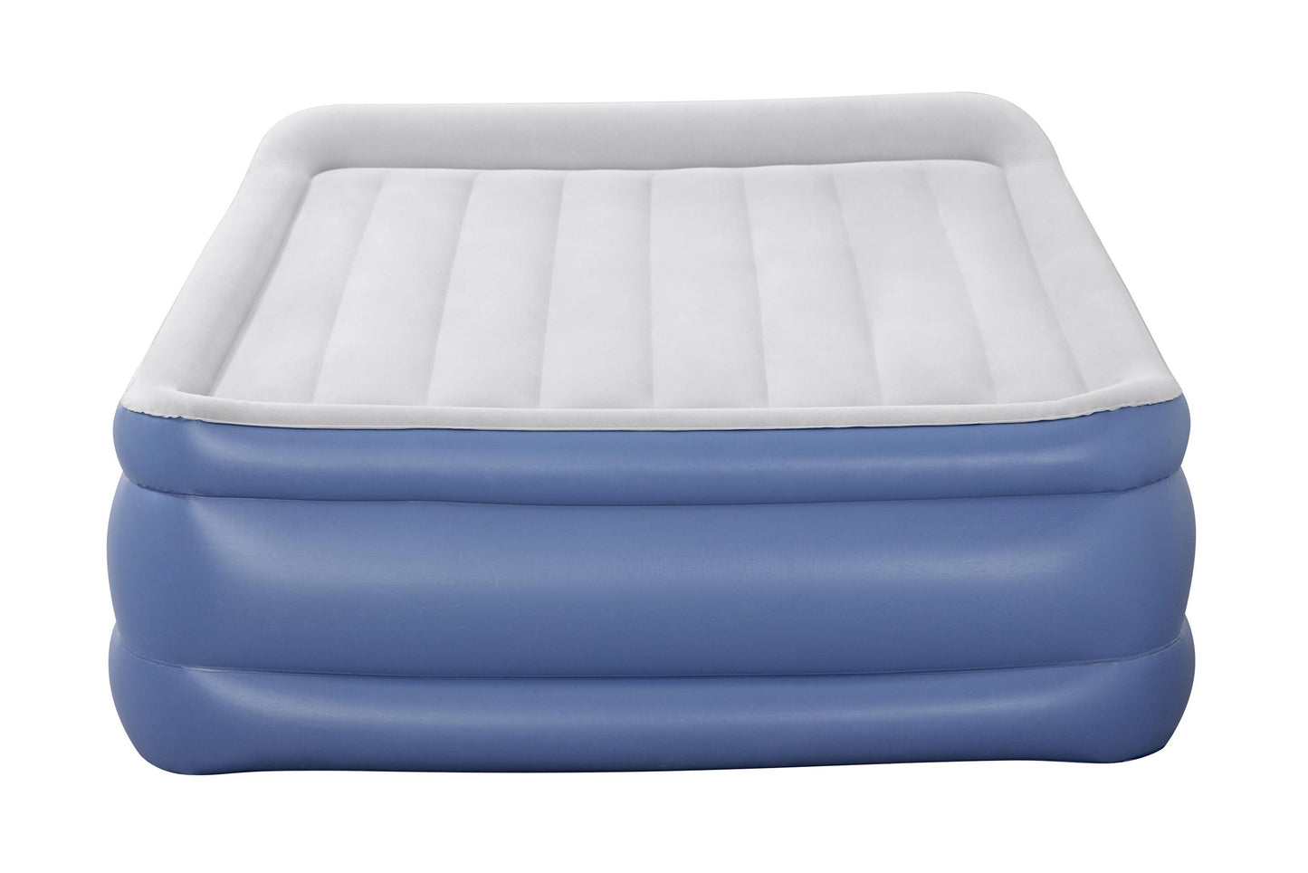 Bestway 2.03m x 1.52m x 56cm tritech air mattress queen built-in ac pump (contents:air mattress, storage bag, repair patch, with built-in pump(220v-240v))