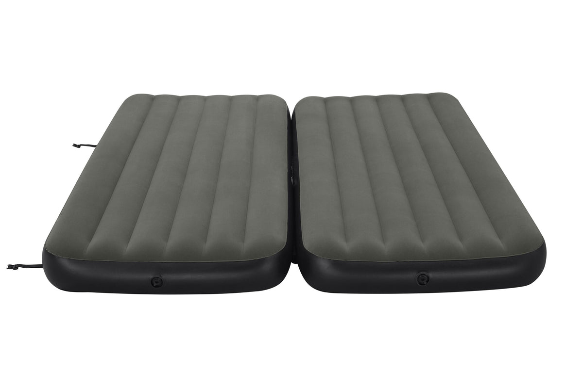 Bestway 1.88M X 99Cm X 25Cm Tritech Connect And Rest 3-In-1 Air Mattress Twin/King (Contents:Air Mattress, Repair Patch)