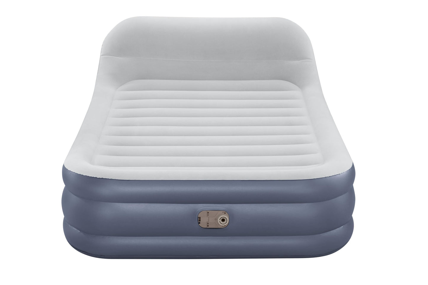 Bestway 2.26m x 1.52m x 84cm tritech sleekflow headboard air mattress queen built-in ac pump (contents:air mattress, storage bag, repair patch, with built-in pump(220v~240v))