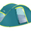 Bestway 2.10m x 2.40m x 1.00m coolmount 4 tent (contents:tent, carry bag, eight pegs, one layer, 2000mmh20)