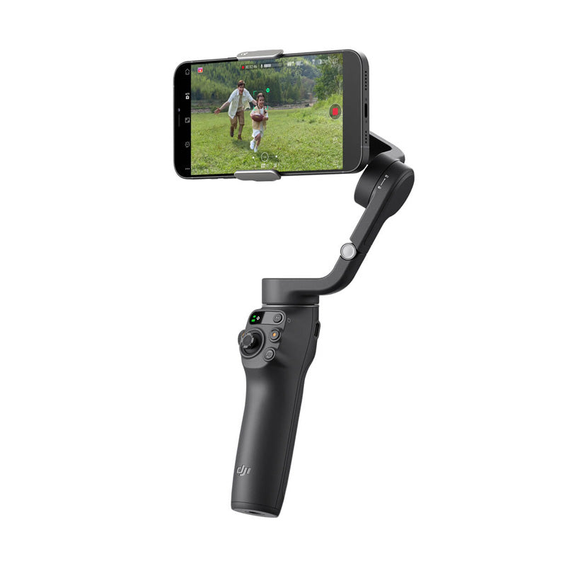 مثبت الهاتف الذكي DJI OSMO هاتف ذكي مثبت انحراف 6 - 4x / 1080P / بلوتوث  أسود