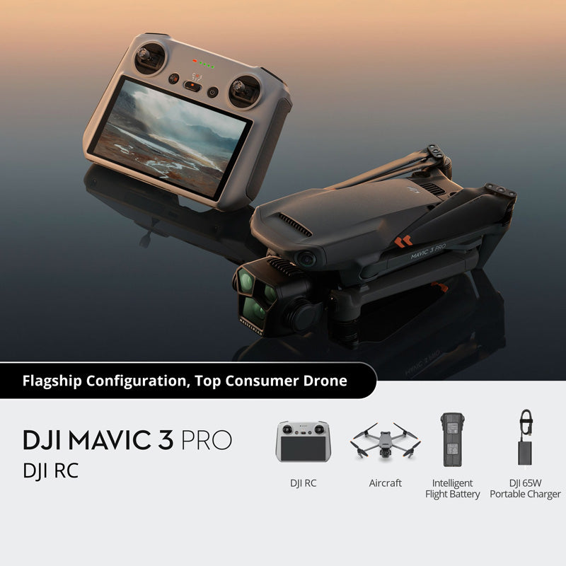 DJI Mavic 3 Pro Fly More Combo - 48MP / 4K UHD / WiFi - Black