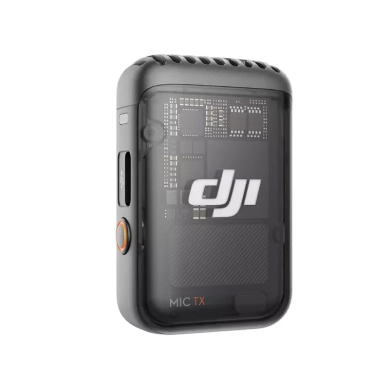 DJI Mic 2 Digital Wireless Dual Microphone Kit Charging Case - 3.5mm Jack / USB / Lightning / Type-C - Black