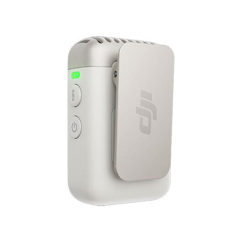 DJI Mic 2 Transmitter Microphone - 2.4 GHz / 360mAh / Bluetooth / USB-C - Pearl White