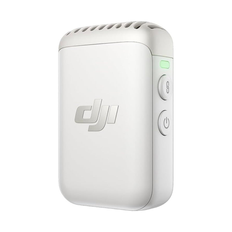 DJI Mic 2 Transmitter Microphone - 2.4 GHz / 360mAh / Bluetooth / USB-C - Pearl White