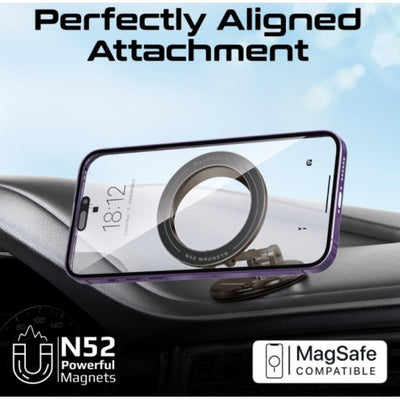 Promate 360° Cradleless MagSafe Compatible Smartphone Mount - Grey