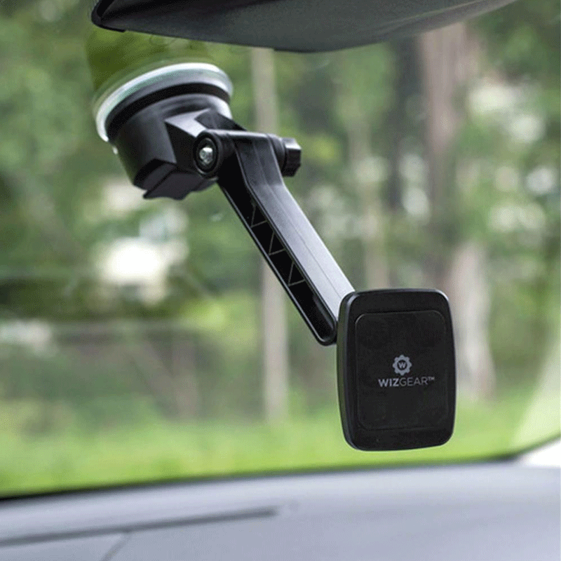 Wixgear Magnetic Car Mount with Long Arm - Black