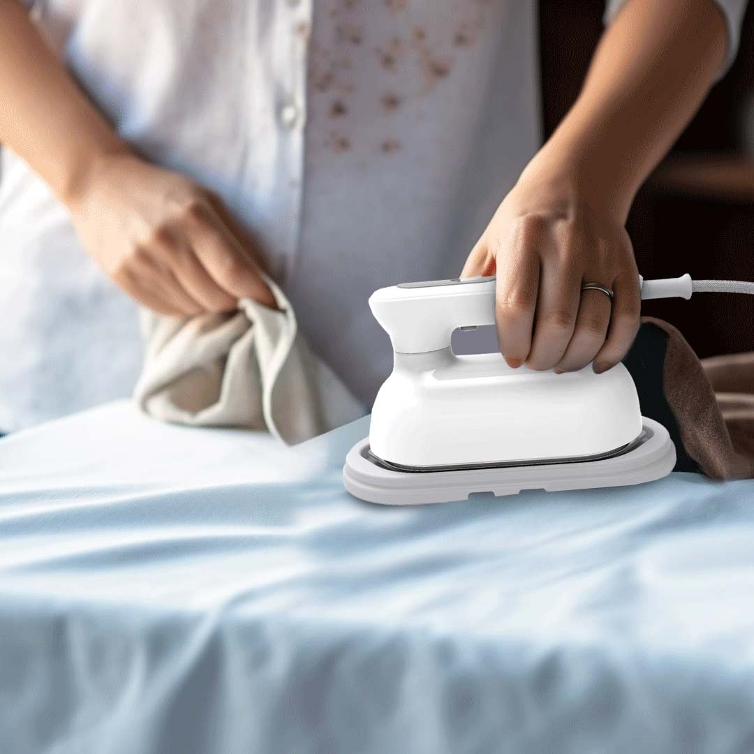 Porodo Lifestyle Mini Steam Iron 1100W - White