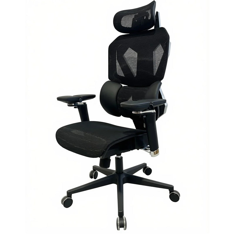 SADES Phoenix SA-AD10-B Adjustable Mesh Gaming Chair with 6D Armrest - Black