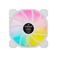 CORSAIR iCUE SP140 RGB ELITE Performance PWM Fan Dual Fan Kit With Lighting Node Core - 140mm / White
