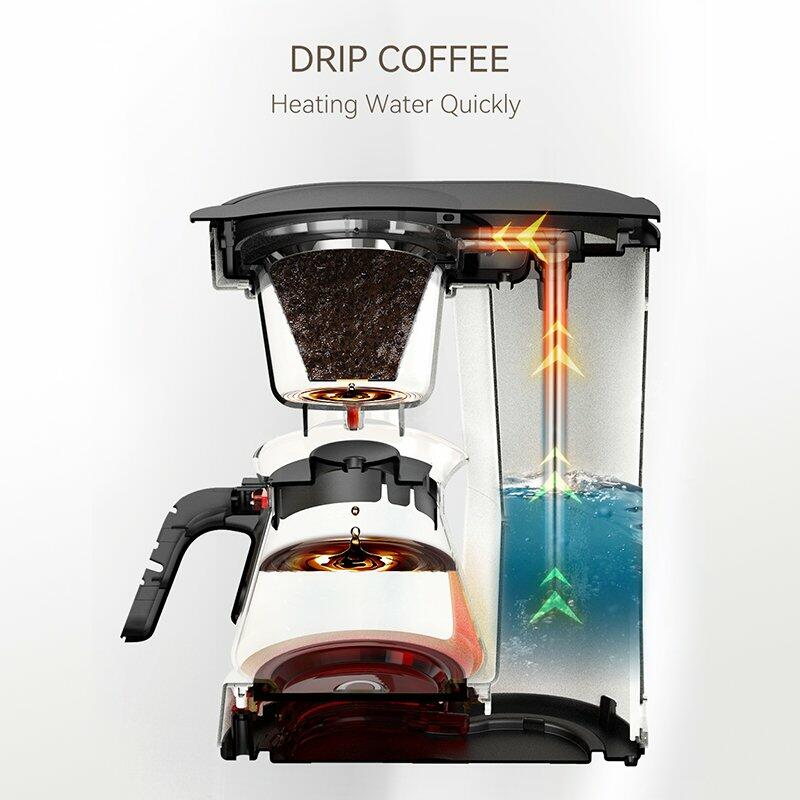 HiBREW 3 in 1 America Drip Coffee Machine H12