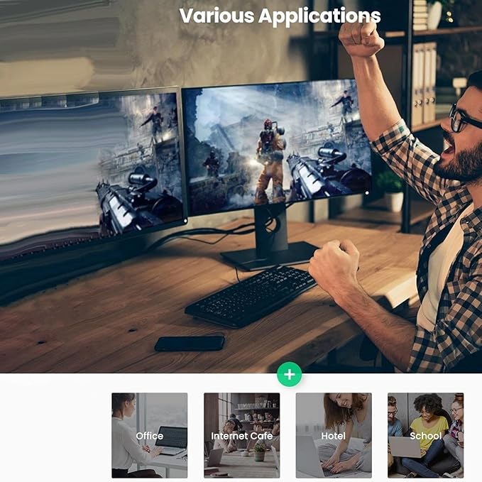 يوجرين Pure نحاس  كابل  1.5 متر  أسود