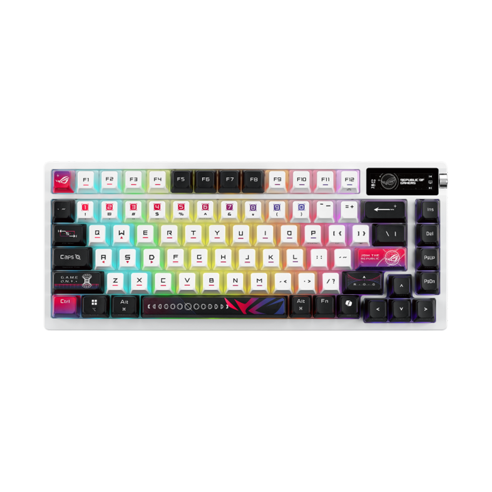 ASUS ROG AZOTH X Gaming Keyboard - White