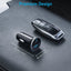 Anker 323 Car Charger - 52.5 W / USB-A / USB-C / Black